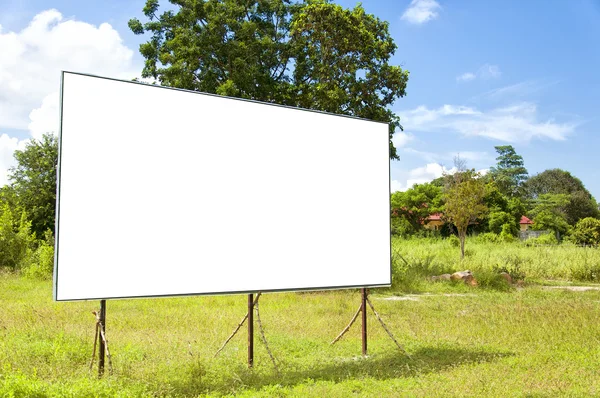 Landdistrikterne blank bilboard - Stock-foto