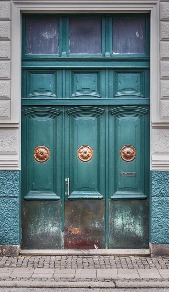 Old Green Door Royalty Free Stock Images