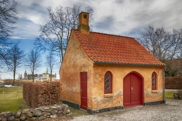 Kirchengelände helsingor — Stockfoto