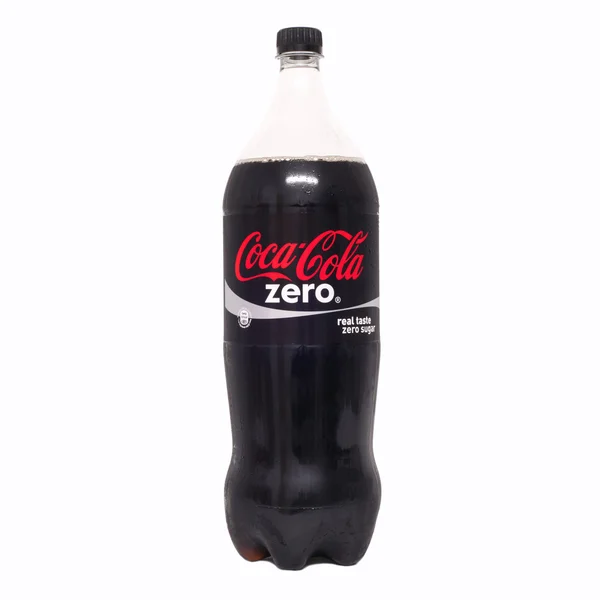 Кокс cola zero 2 л пляшка — стокове фото