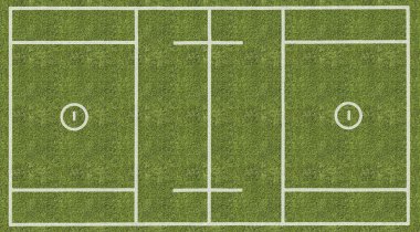 Mens lacrosse oyun alanı