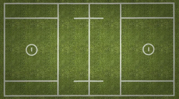 Mens Lacrosse Playing Field with Vignette — Stock Photo, Image