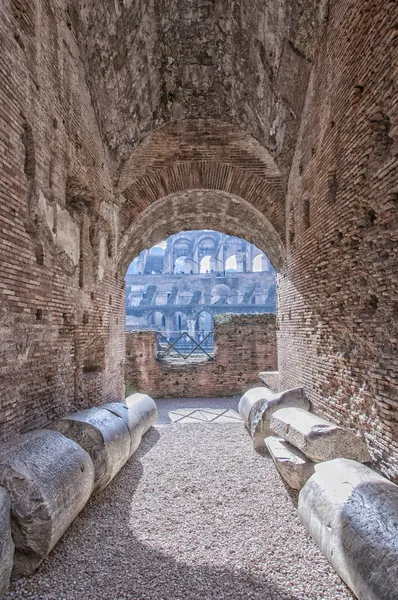 Rom colosseum interiör 01 — Stockfoto