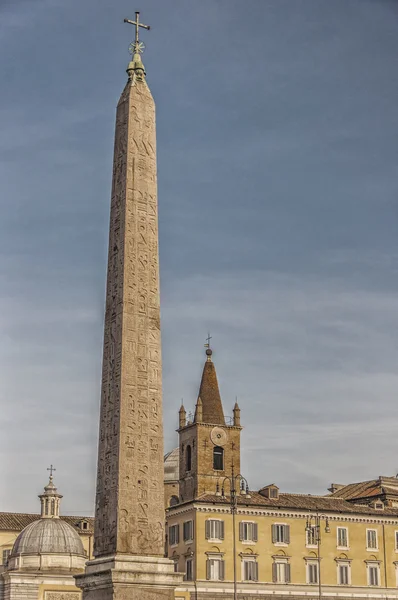 Roma Piazza del Popolo 01 — Fotografia de Stock