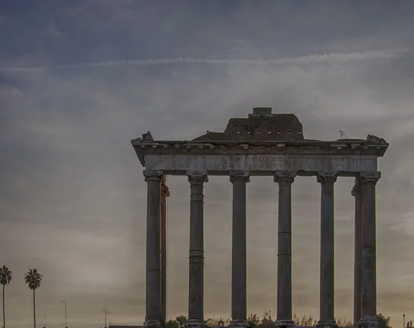 Rome Temple of Saturn 01 — Stock Photo, Image