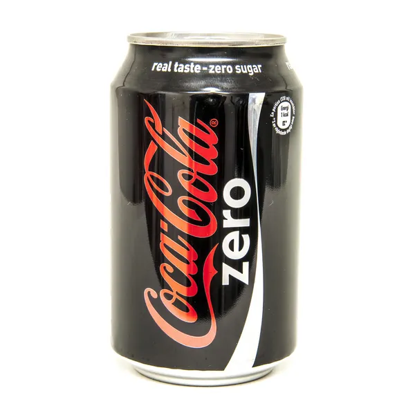 コークス コーラ ゼロ 0, 33 l 缶 — ストック写真