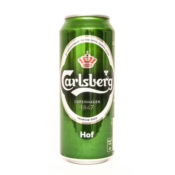 Carlsberg Lager 500ml — Stockfoto