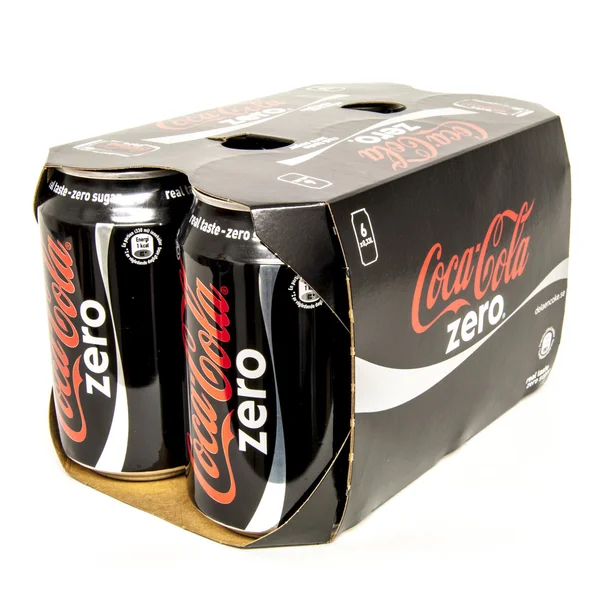 Coke cola nul 6 pack — Stockfoto