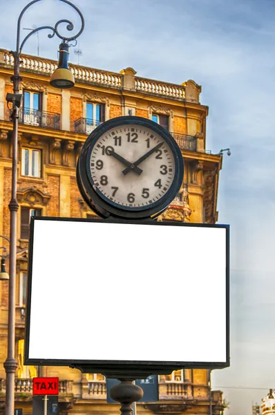 Billboard Reloj de Roma — Foto de Stock