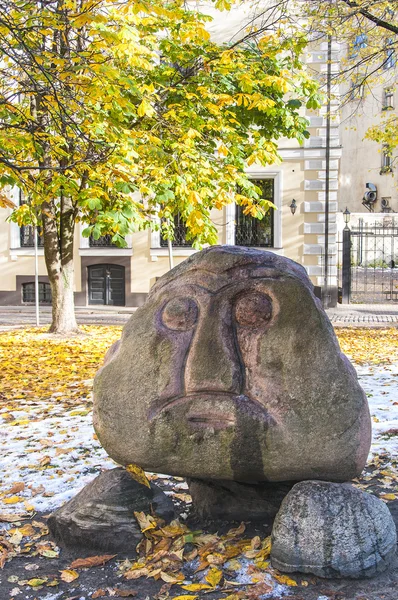 Riga stenen hoofd — Stockfoto