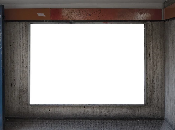 Grungy schmutzige leere Plakatwand — Stockfoto