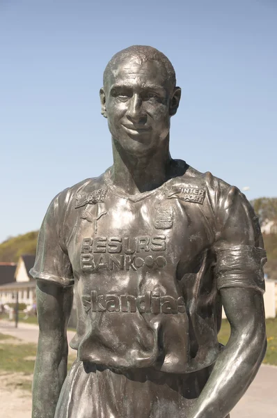 Henrik larsson statua — Zdjęcie stockowe