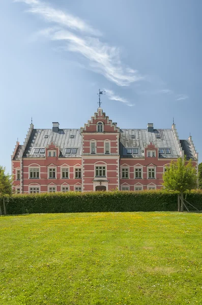 Pålsjö slott gräsmattan — Stockfoto