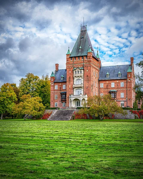 Замок Тролленас Есловському Районі Південної Швеції Восени — стокове фото