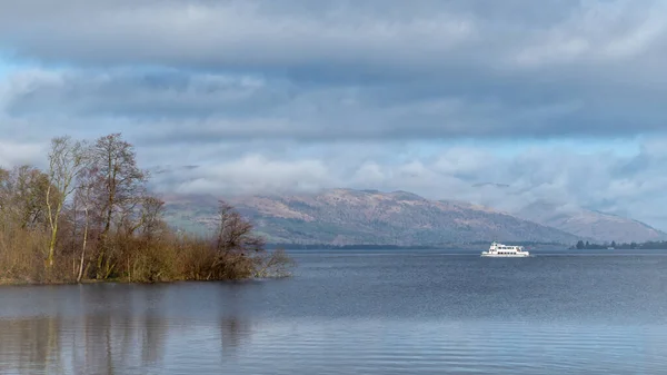 Blick Von Balloch Schottland Auf Loch Lomond — Stockfoto