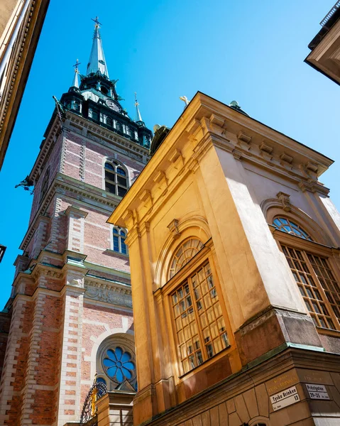 Stockholm Sweden July 2022 Small German Church Dating Middle Ages — Foto Stock