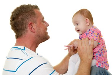 Baba ve bebek oynamak