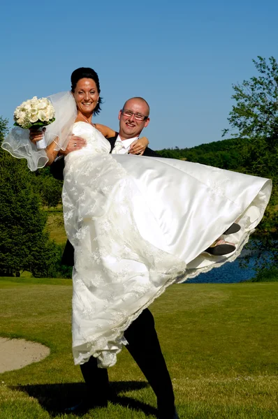 Bride and groom — Stock Photo, Image