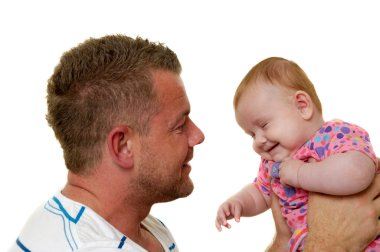 Baba ve bebek oynamak