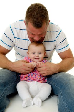 mutlu baba ve bebek