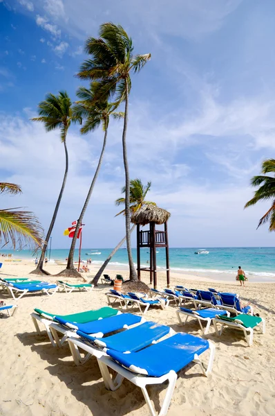 Пляж на острове Саона, Доминиканская Республика — стоковое фото