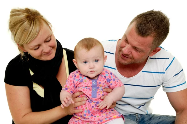 Lycklig familj — Stockfoto