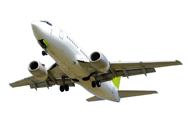 Avión aislado sobre fondo blanco — Foto de Stock