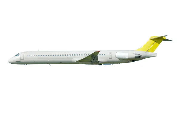 Avión aislado sobre fondo blanco — Foto de Stock