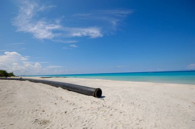 Varadero Küba 'da boru hattı olan sahil