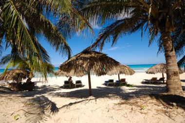 Varadero Küba 'daki tropik plaj
