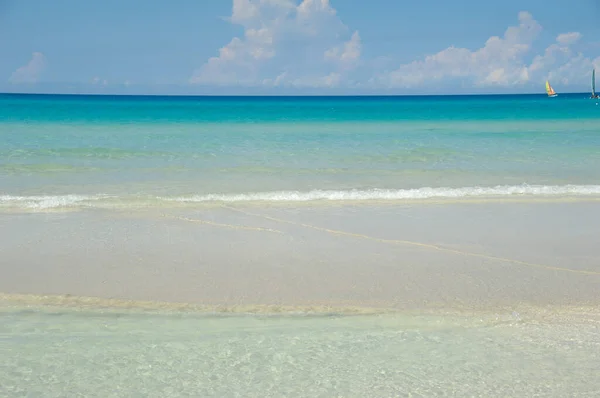 Exotisk Strand Vid Varadero Cuba — Stockfoto