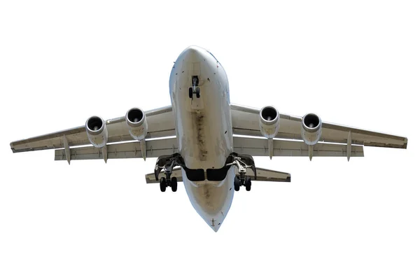 Temiz Beyaz Bir Arka Plan Üzerinde Izole Privat Jet Uçak — Stok fotoğraf