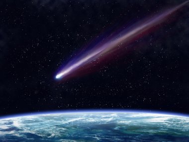 Space Comet clipart