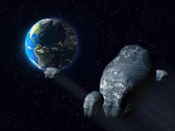 Olycksbådande asteroid — Stockfoto