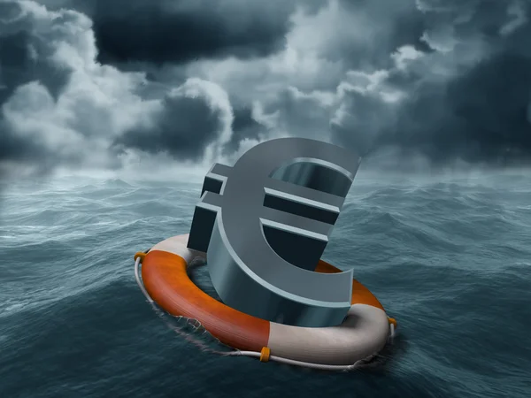 Euro kurtarma — Stok fotoğraf