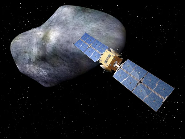 Giant asteroid — Stock Photo, Image