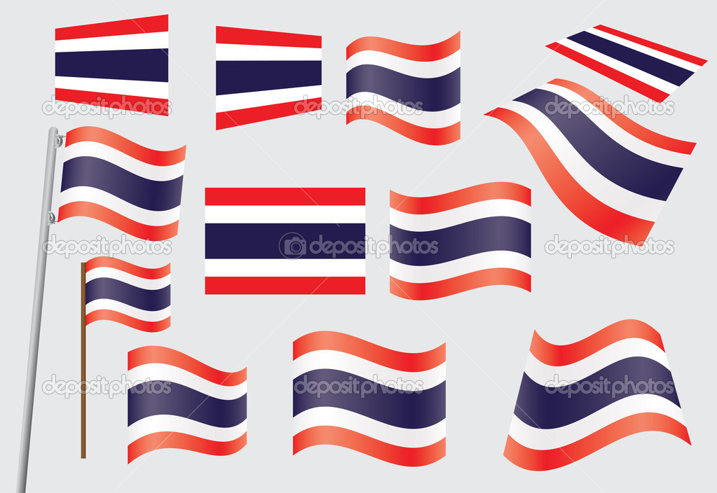 タイの国旗 ストックベクター C Romantiche