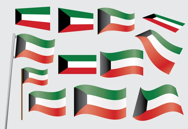 Σημαία του Κουβέιτ — Διανυσματικό Αρχείο