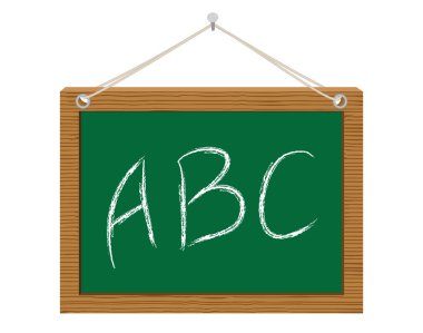 abc ile yazı tahtası