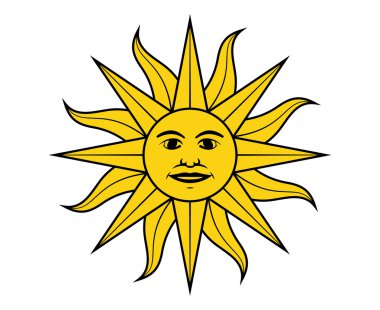 Sun of May clipart
