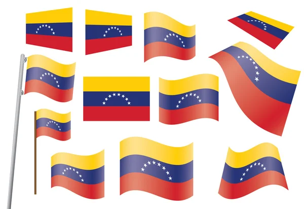 베네수엘라의 국기 — 스톡 벡터