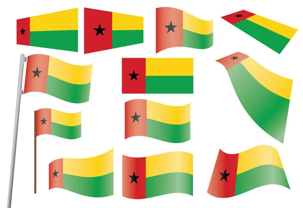 Σημαία Γουινέας-Μπισάου — Διανυσματικό Αρχείο