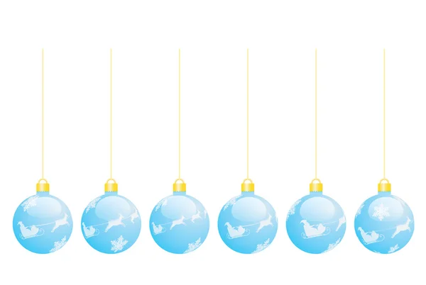 Christmas balls — Stock Vector