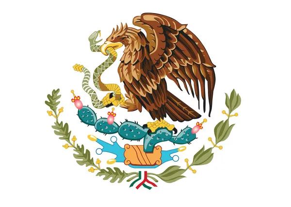 Escudo de armas de México — Vector de stock