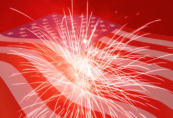 Fourth of July holiday background — Stock Photo, Image