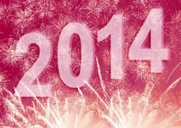 Új év 2014 háttér — Stock Fotó