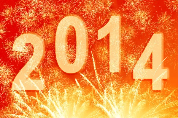 Nuevo año 2014 — Foto de Stock