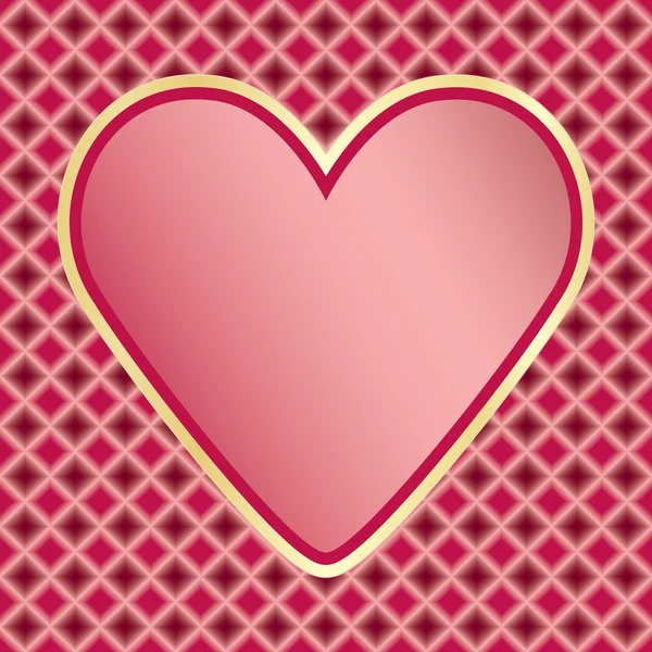 Valentines Day congratulation card — Stock Vector