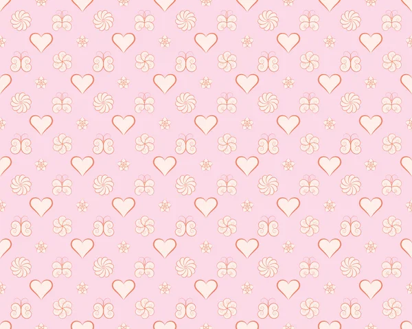 Pattern for Valentines Day — Stock Vector