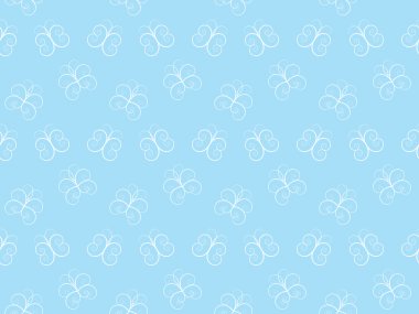 vintage kelebekler ile desen